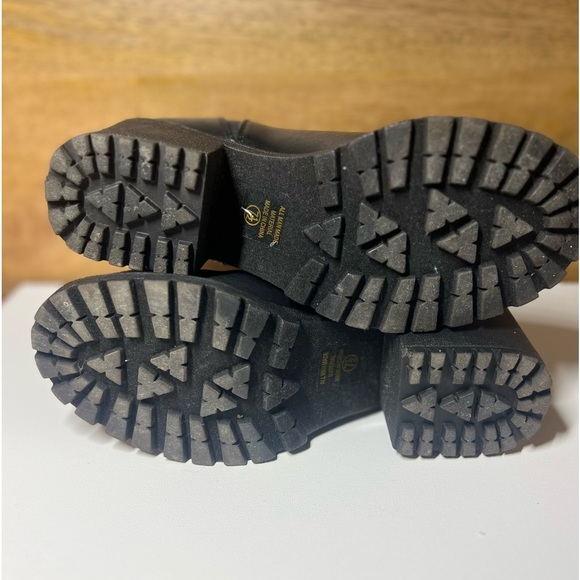 Chunky heel booties Chelsea boot leather - Picture 3 of 5